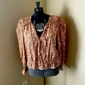American Eagle peasant top